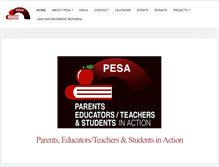 Tablet Screenshot of parentsinactionforbetterschools.org